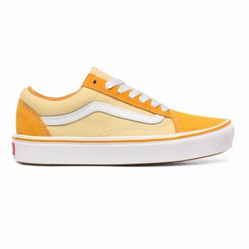 Vans Suede and Textile ComfyCush Old Skool - Naisten Tennarit - Keltainen/Kultaiset